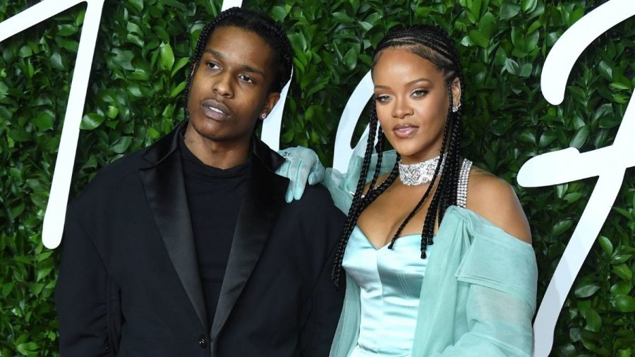 Asap Rocky und Rihanna auf dem roten Teppich