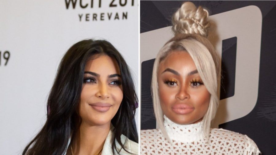 Kim Kardashian (li.) hat gegen Blac Chyna vor Gericht einen Teilsieg errungen. (tae/spot)