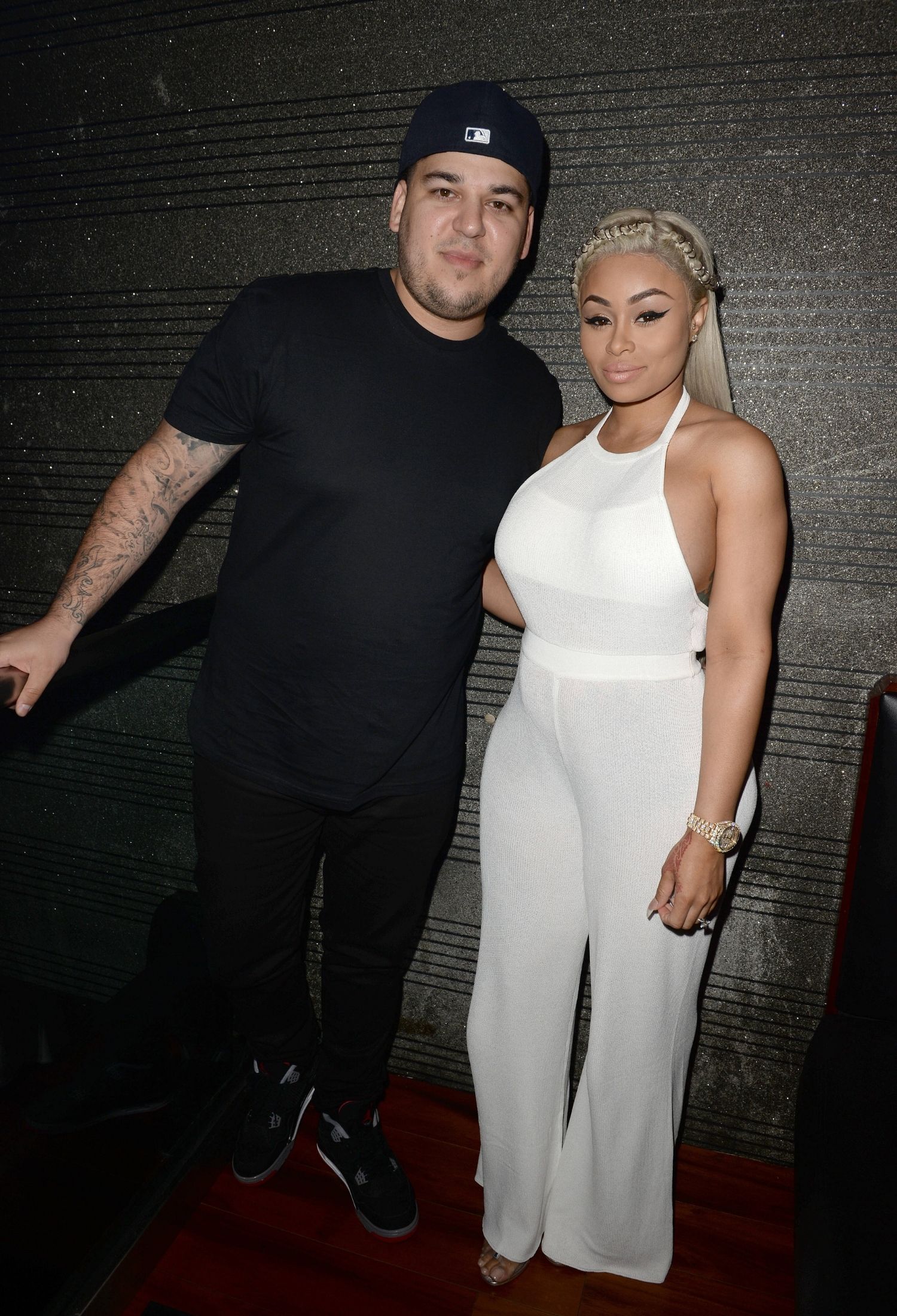 Rob Kardashian und Blac Chyna auf dem roten Teppich