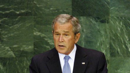 George W. Bush war von 2001 bis 2009 der Präsident der Vereinigten Staaten von Amerika. (dr/spot)