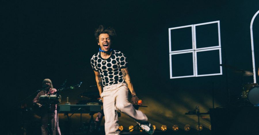 Harry Styles bei einem Auftritt in der Brixton Academy im Süden Londons.