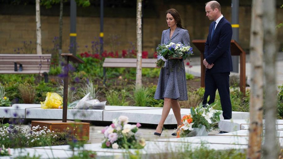 Herzogin Kate und Prinz William in Manchester. (jom/spot)