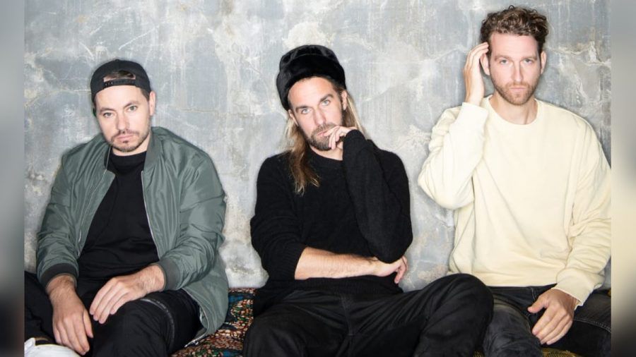 Raffael "Raffi" Kühle, Jonas Schubert und Moritz Rech (v.l.) sind mit ihrem neuen Album "DREI" zurück. (tae/spot)