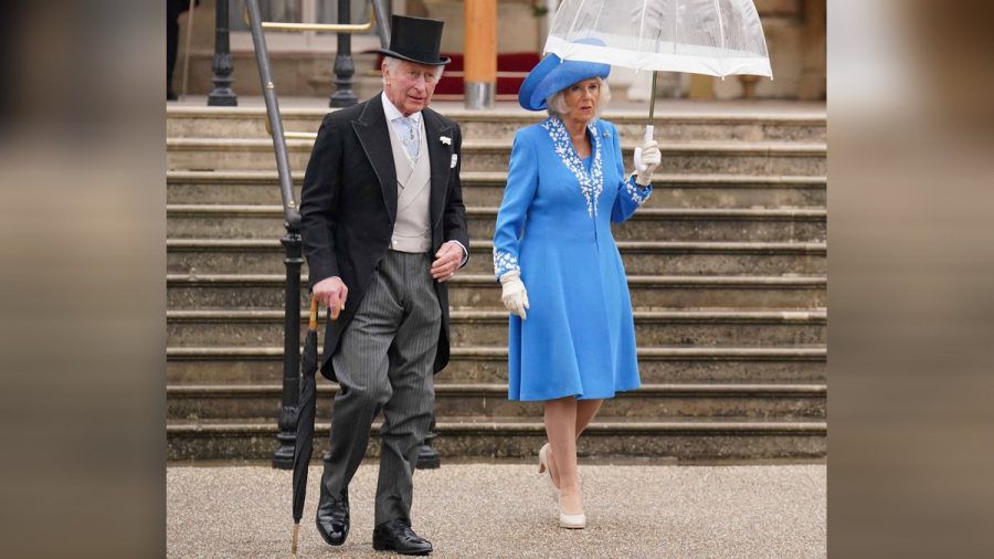 Prinz Charles und Herzogin Camilla auf der Gartenparty in London. (jom/spot)
