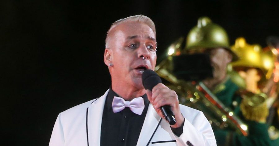 Musste seine Show kurz unterbrechen: Der Sänger der deutschen Rockband Rammstein Till Lindemann.