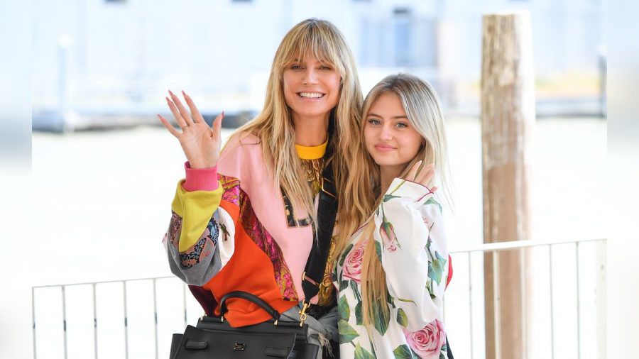 Heidi Klum und ihre Tochter Leni sind zusammen bei "Germany's next Topmodel" zu sehen. (amw/spot)