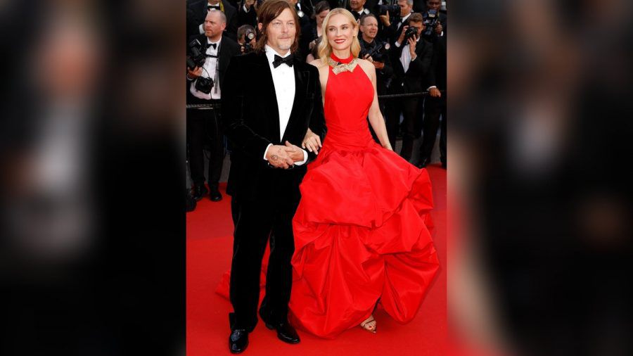 Norman Reedus und Diane Kruger in Cannes. (jom/spot)