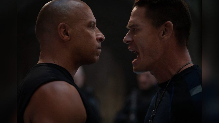 Vin Diesel (l.) und John Cena in "Fast & Furious 9". (smi/spot)