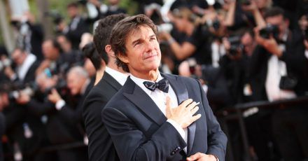 Tom Cruise auf dem roten Teppich: In Cannes stellte er seinen neuen Film vor.