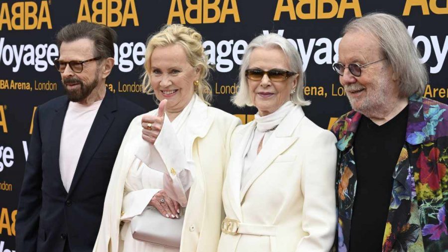 ABBA bei der Weltpremiere in London