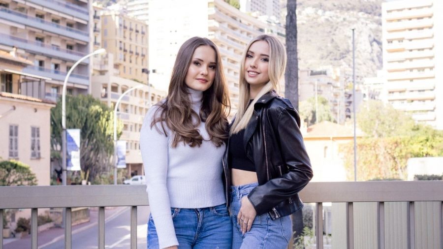 Shania und Davina Geiss in Monaco