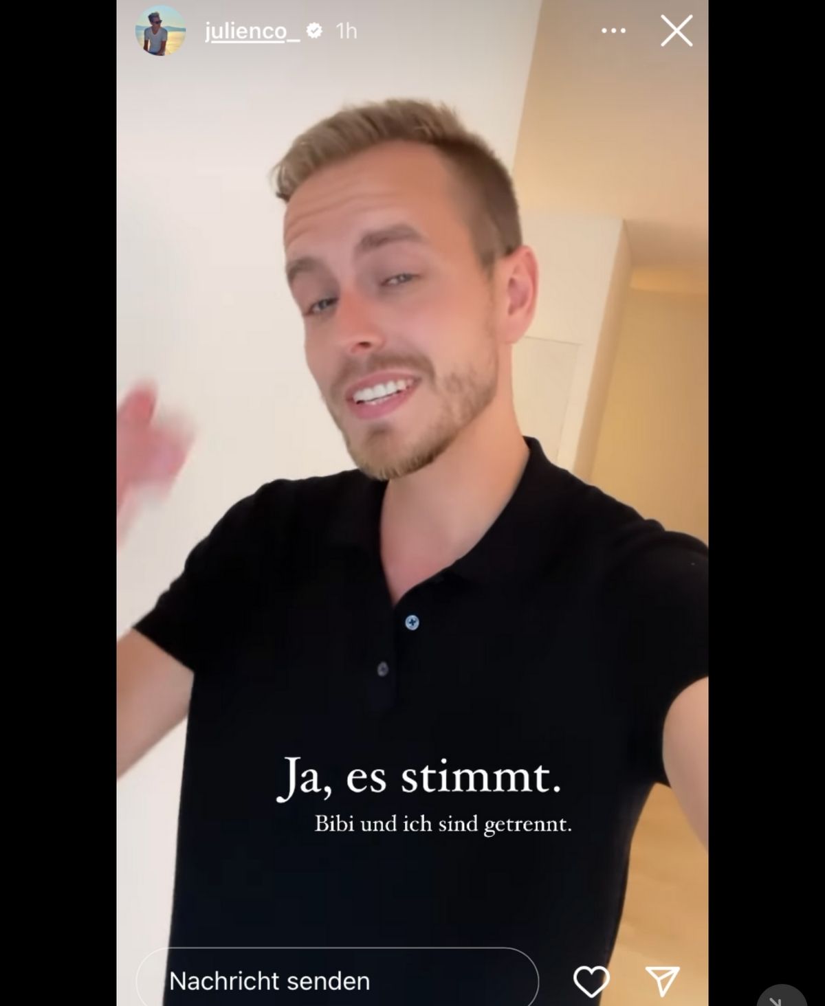 Julian Claßen gibt die Trennung bekannt