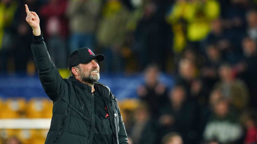 Der deutsche Trainer Jürgen Klopp steht mit seinem Verein FC Liverpool erneut im Finale der Champions League. (mia/spot)