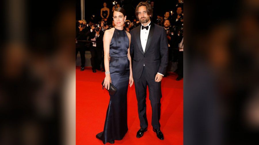 Charlotte Casiraghi und Dimitri Rassam bei den Filmfestspielen von Cannes. (aha/spot)