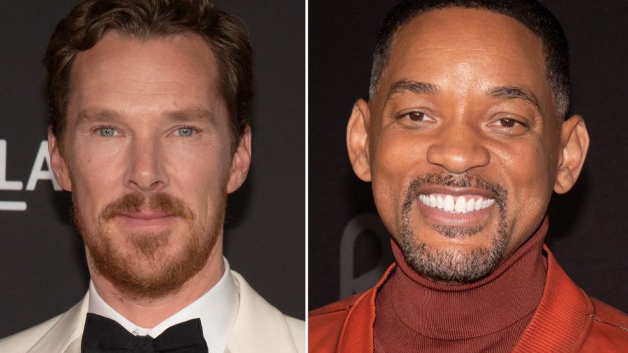 Benedict Cumberbatch (li.) und Will Smith waren 2022 beide für den Oscar als bester Hauptdarsteller nominiert. (jes/spot)