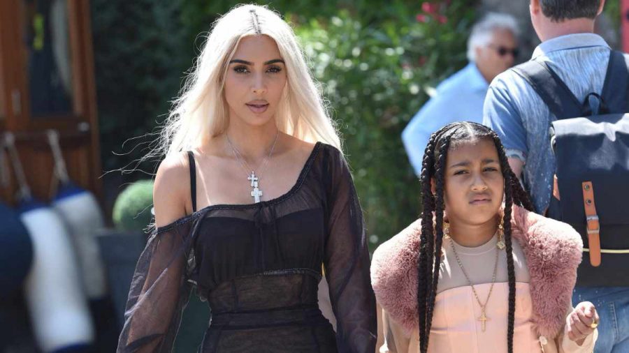 Kim Kardashian mit Tochter North