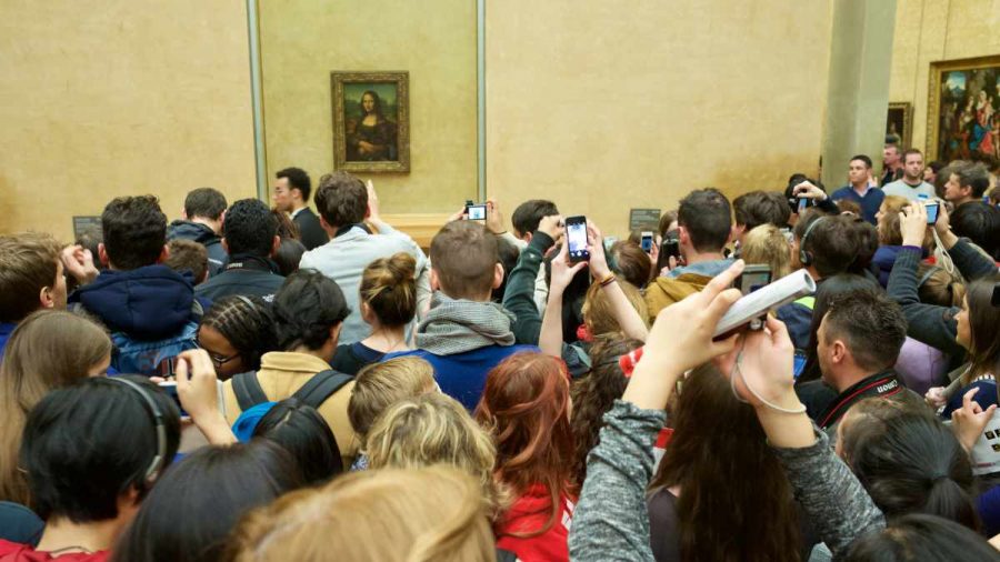 Die "Mona Lisa" wurde von einer Torte getroffen