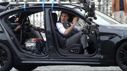 Tom Cruise bei den Dreharbeiten