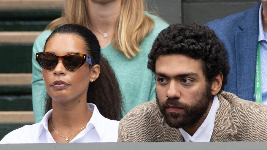 Lilian de Carvalho Monteiro und Noah Becker in Wimbledon. (dr/spot)