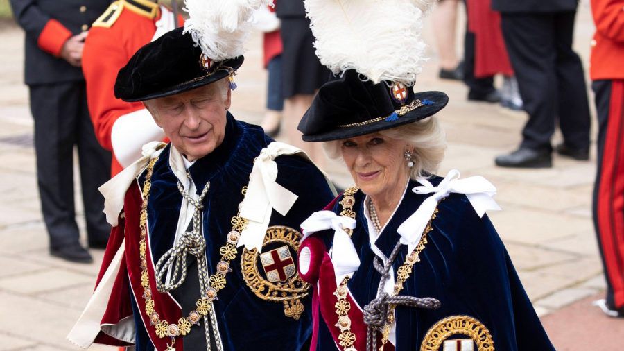 Prinz Charles und Herzogin Camilla am Garter Day 2022. (eee/spot)