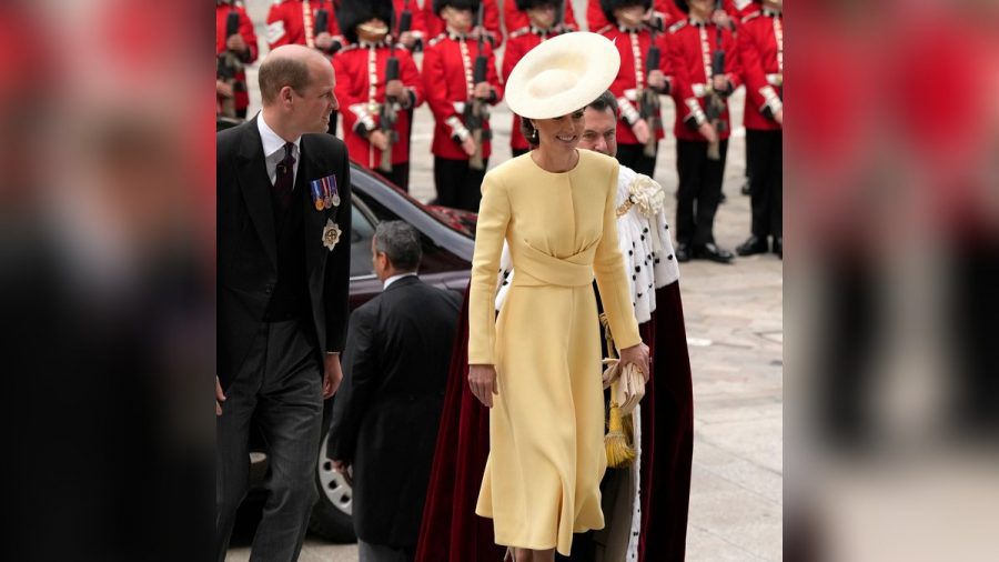 Herzogin Kate vor der Zeremonie in der Londoner St.-Pauls-Kathedrale. (hub/spot)
