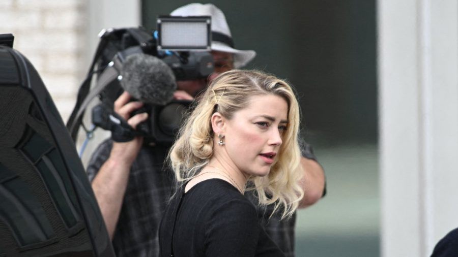 Amber Heard kurz vor der Urteilsverkündung im Verleumdungsprozess gegen Johnny Depp. (wue/spot)