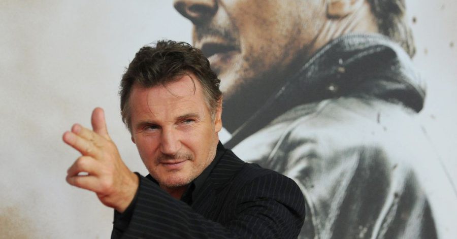 Der irische Schauspieler Liam Neeson kommt kommt zur Deutschlandpremiere des Films «96 Hours» nach Berlin (2012).
