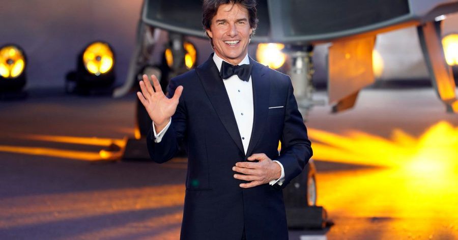 US-Schauspieler Tom Cruise bei der Premiere von «Top Gun: Maverick» in London.