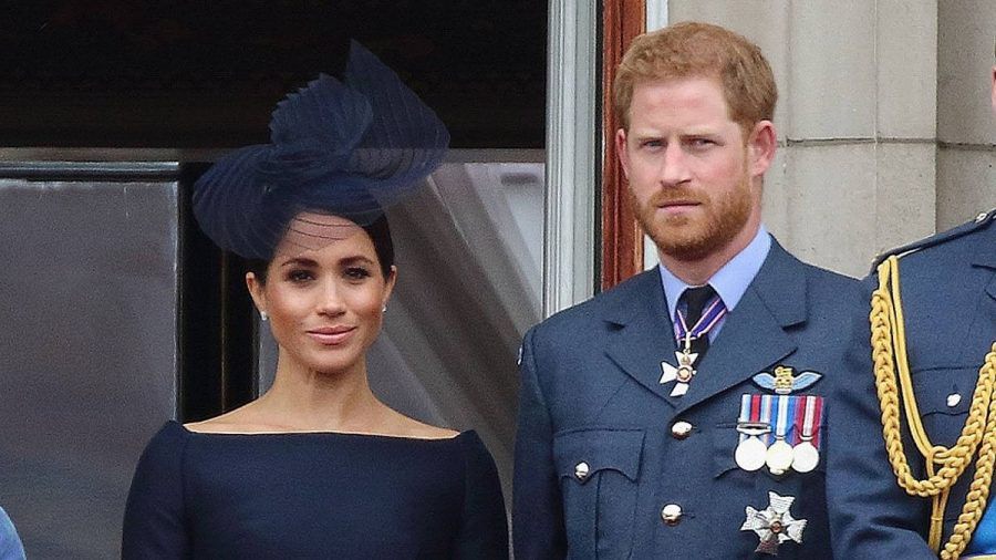 Prinz Harry und Herzogin Meghan auf dem Balkon des Buckingham Palastes im Jahr 2018. (wue/spot)