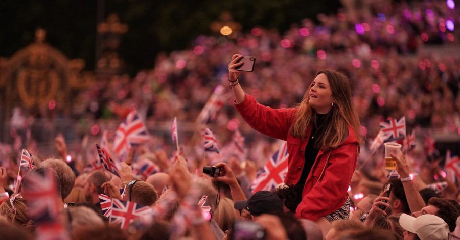 70-jähriges Dienstjubiläum: Mit einer großen Party am Buckingham-Palast wird Queen Elizabeth II. in London gefeiert.