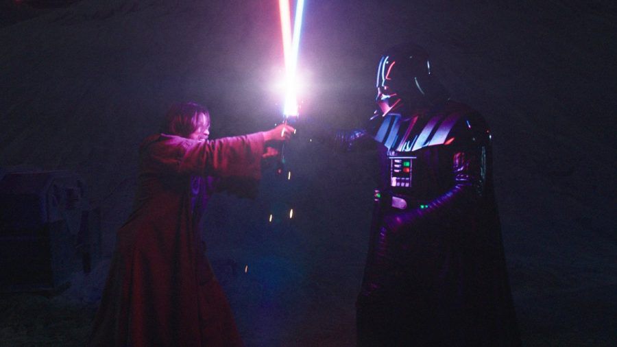 Obi-Wan Kenobi und Darth Vader beim Lichtschwert-Duell. (hub/spot)