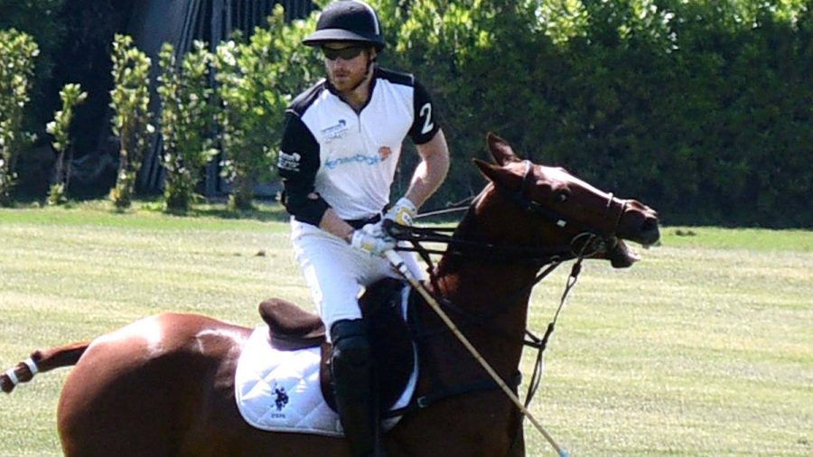 Prinz Harry bei einem Poloturnier im Jahr 2019. (eee/spot)