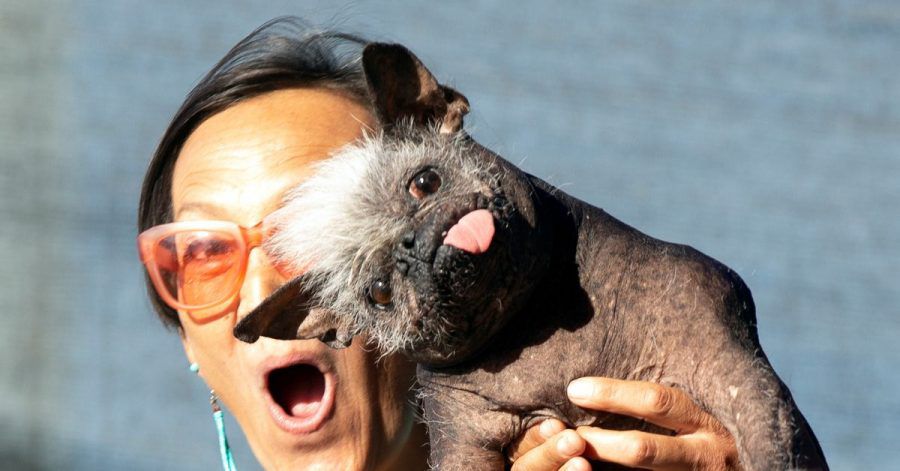 Jeneda Benally und «Mr. Happy Face» sind ganz aus dem Häuschen.
