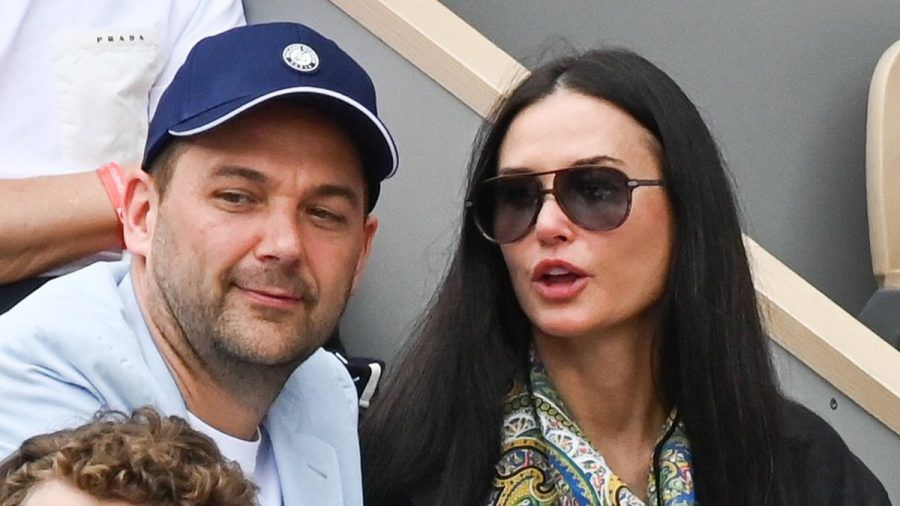 Demi Moore und Daniel Humm bei den French Open