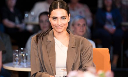 Amira Pocher bei einer TV-Aufzeichnung