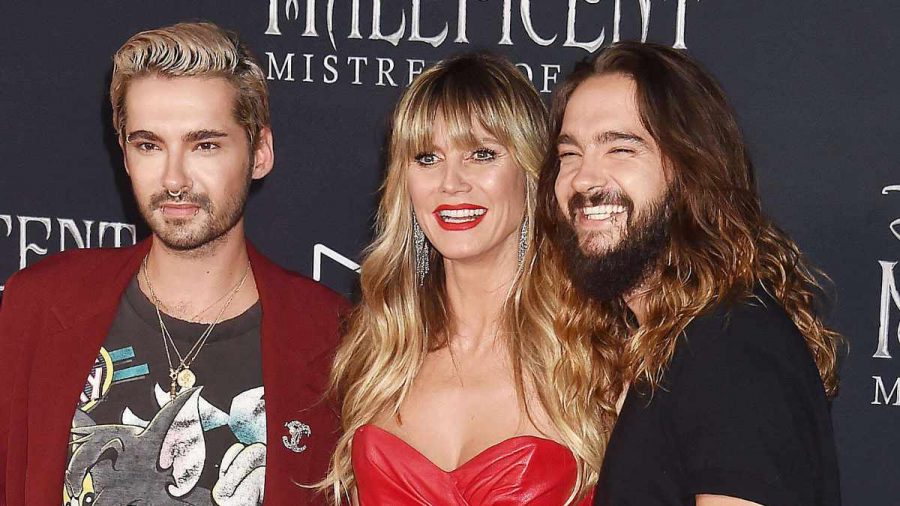 Bill Kaulitz, Heidi Klum und ihr Ehemann Tom Kaulitz