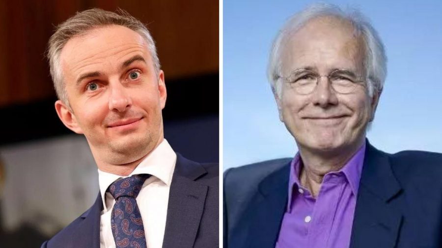 Jan Böhmermann und Harald Schmidt