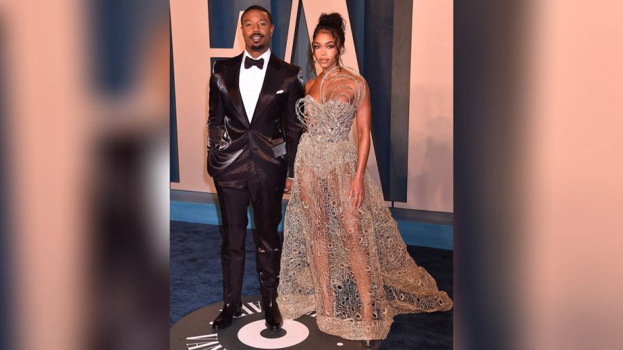 Michael B. Jordan und Lori Harvey bei ihrem Red-Carpet-Debüt im März. (hub/spot)