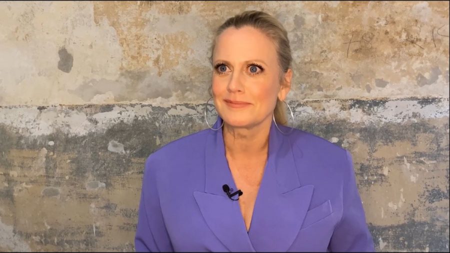 Barbara Schöneberger beim Fotoshooting für das neue BARBARA-Magazin
