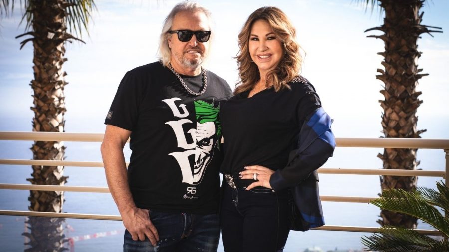 Carmen und Robert Geiss am Hafen von Monaco.