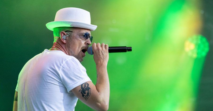 Jan Delay steht beim Open-Air-Festival «Rock im Park» in Nürnberg auf der Bühne.