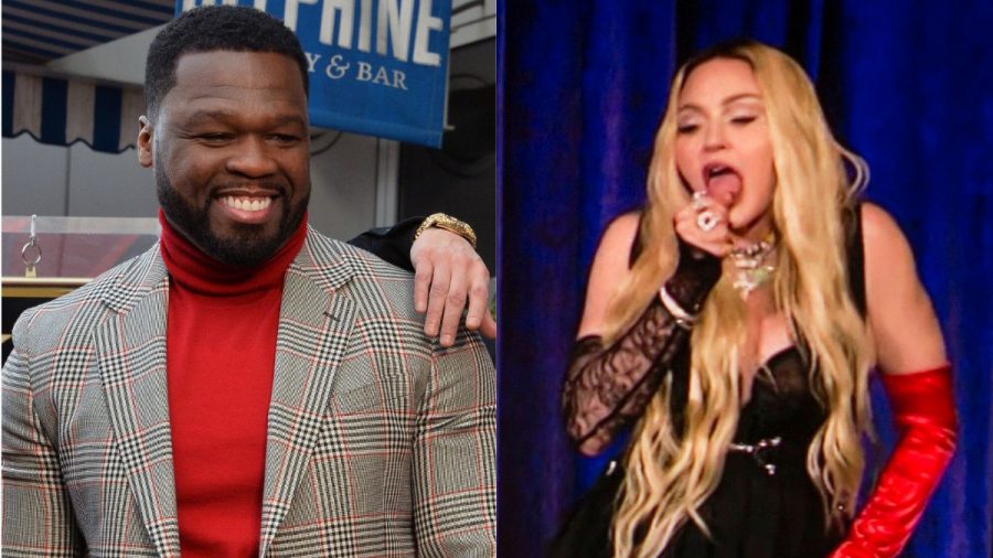 Madonna und Rapper 50 Cent