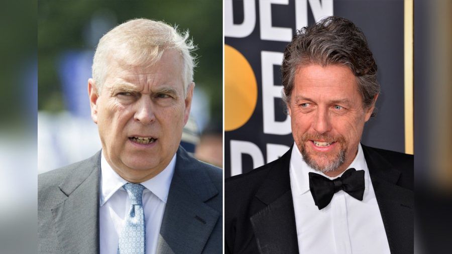 Übernimmt Hugh Grant (r.) die Rolle des Prinz Andrew im kommenden Film "Scoop"? (dr/spot)