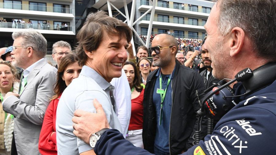 Christian Horner, Team-Chef Red Bull Racing, gratulierte Tom Cruise zum Geburtstag. (ili/spot)