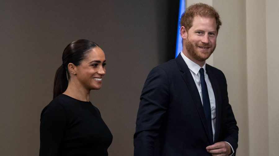 Herzogin Meghan und Prinz Harry bei ihrem Auftritt in New York. (eee/spot)