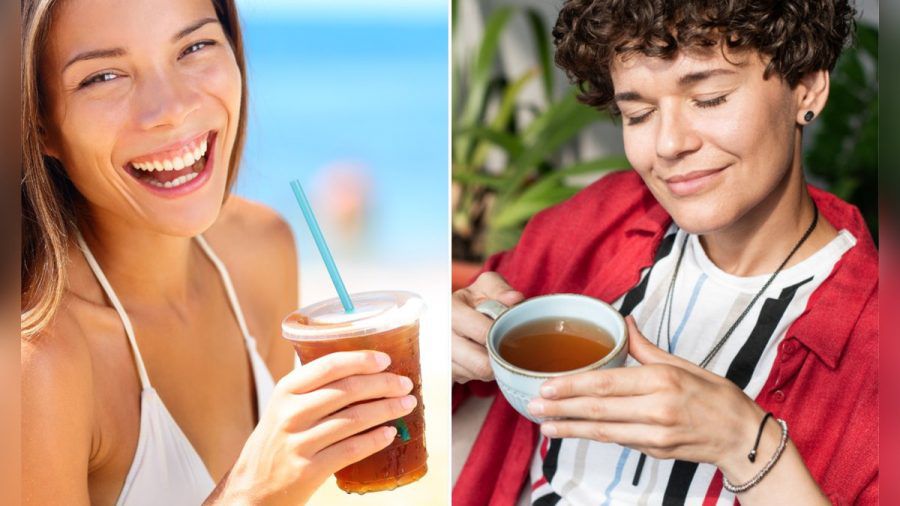 Lauwarmer Tee ist bei Hitze die bessere Alternative, um den Körper zu kühlen. (eee/spot)