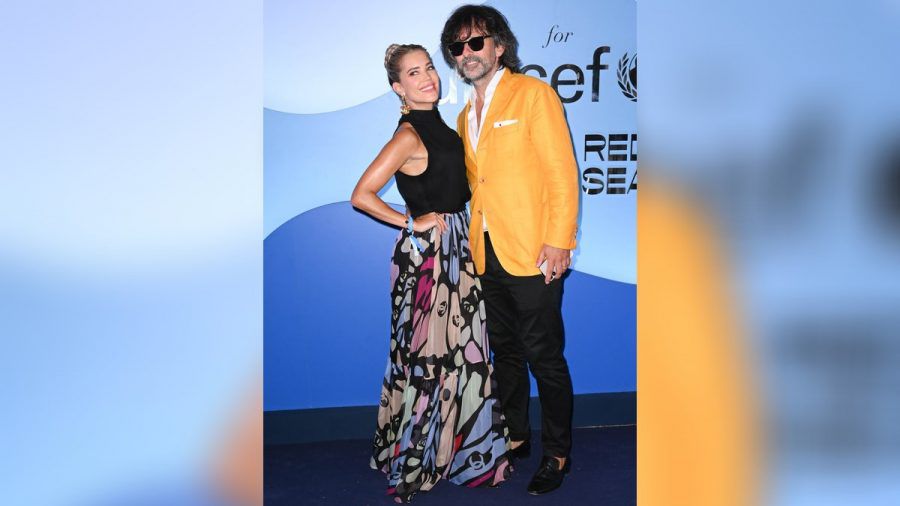 Sylvie Meis und Niclas Gastello bei der Unicef-Gala auf Capri. (aha/spot)