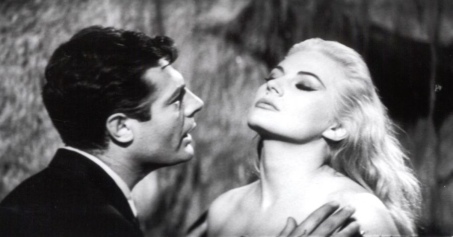 Marcello Mastroianni, Anita Eckberg und der Trevibrunnen.