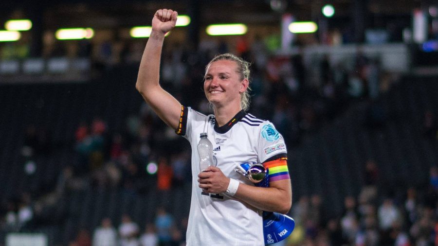 Das Gesicht des deutschen Erfolgs bei der Europameisterschaft bis hierhin: Alexandra Popp. (stk/spot)