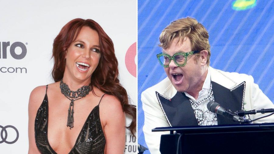 Von Britney Spears und Elton John soll schon im kommenden Monat ein gemeinsames Lied erscheinen. (stk/spot)